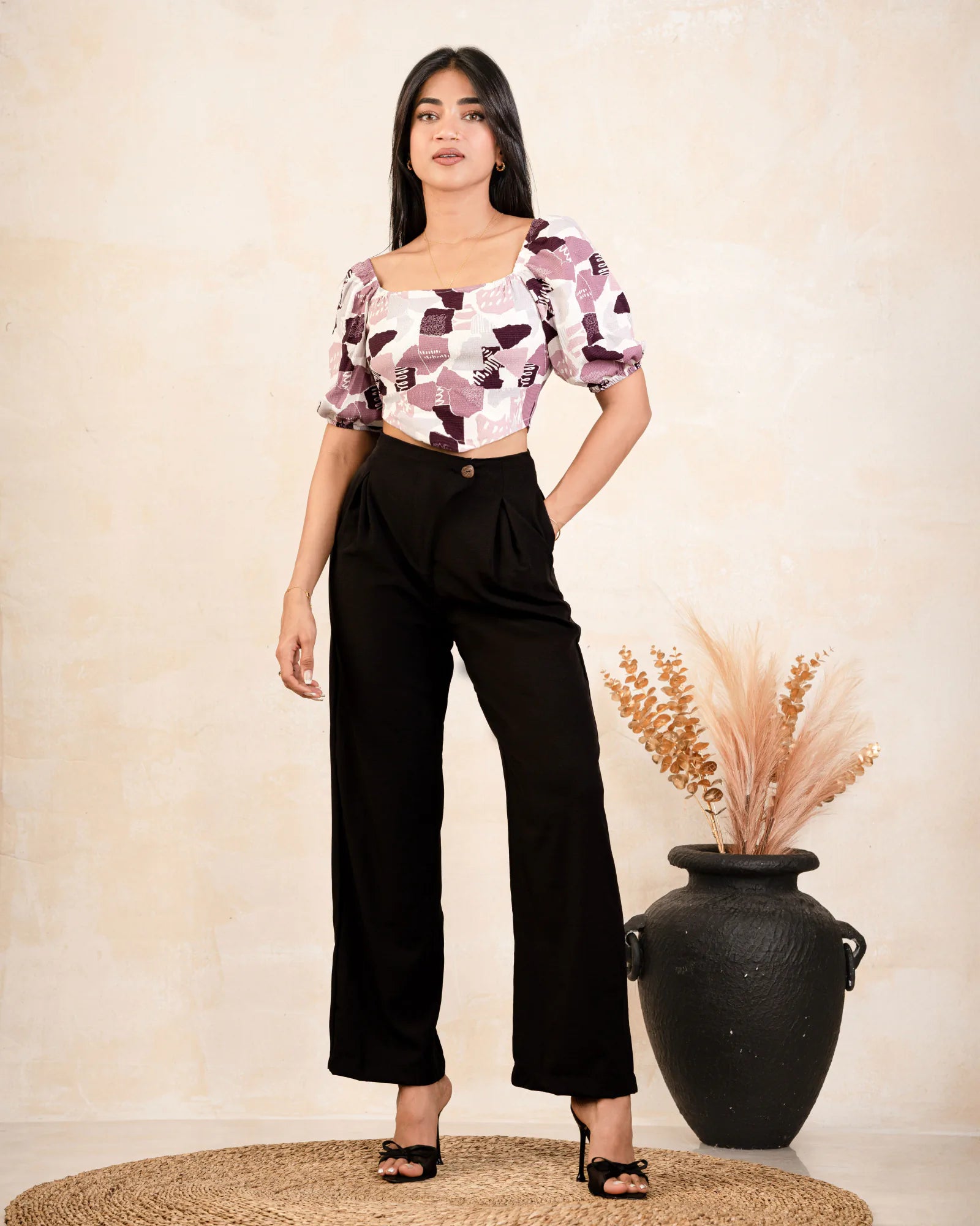 Bayleee Neza Purple Top