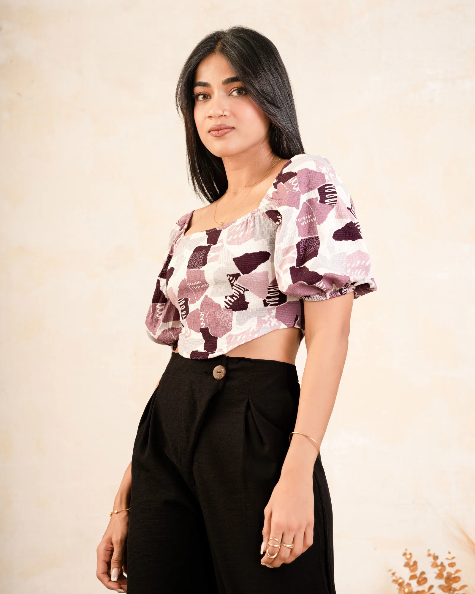 Bayleee Neza Purple Top