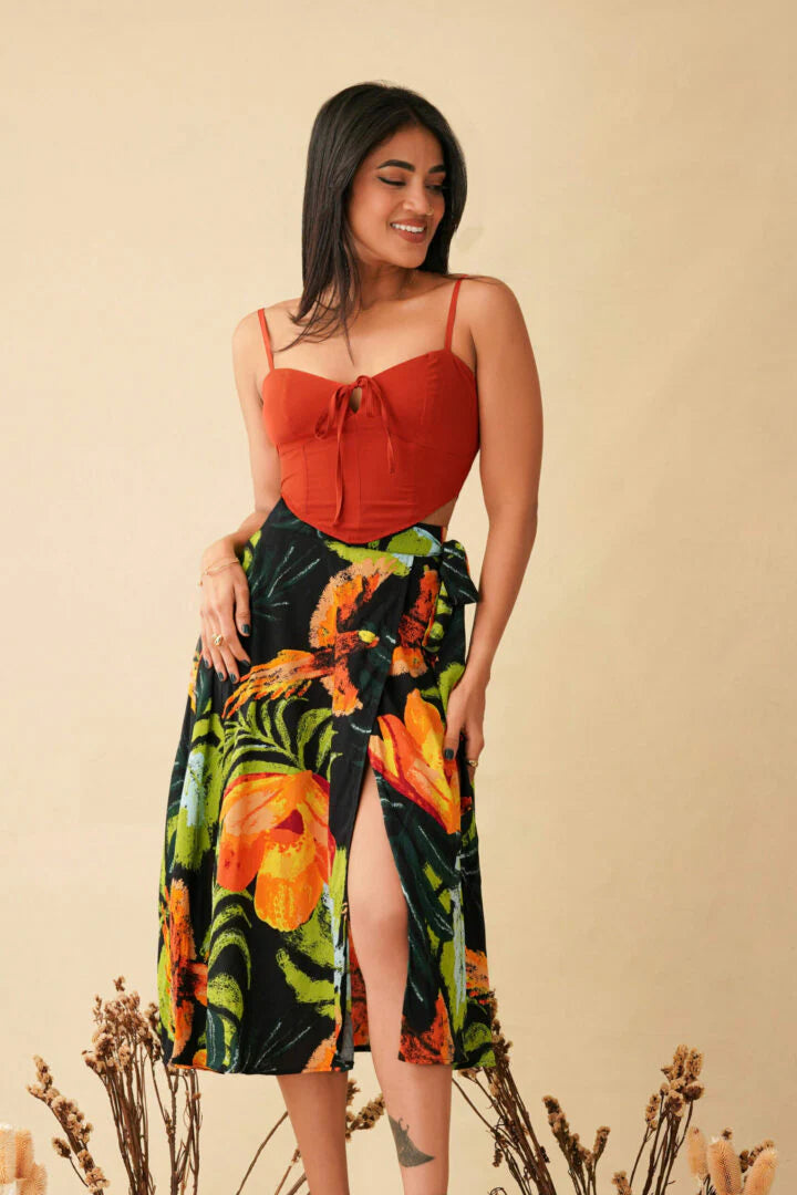 Bayleee Lune Midi Skirt