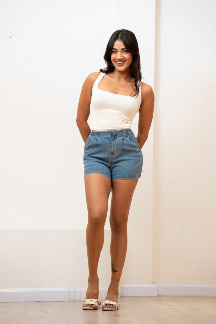 Bayleee Lucindra Light Blue Short