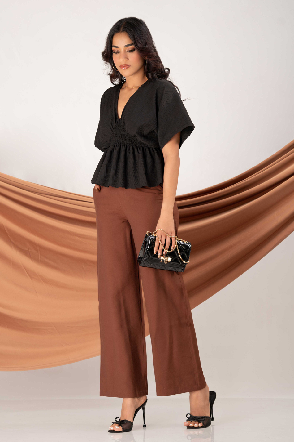 BAYLEEE AZAEL KIMONO SLEEVE TOP