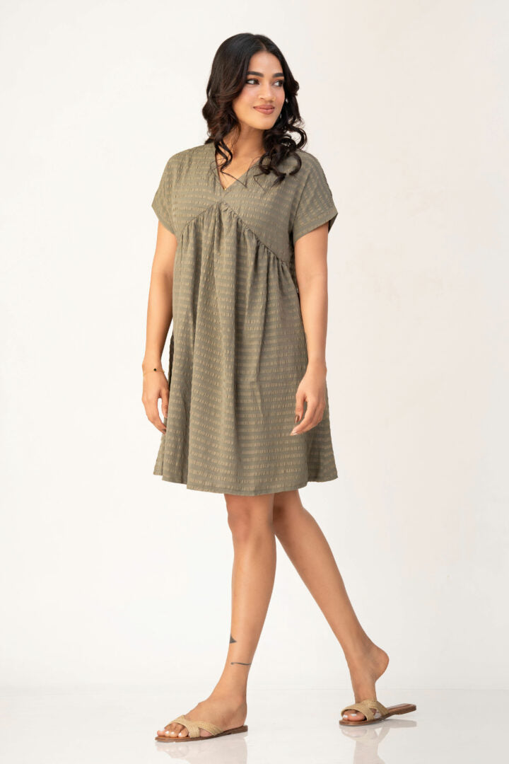 Bayleee Shaya Green Mini Dress