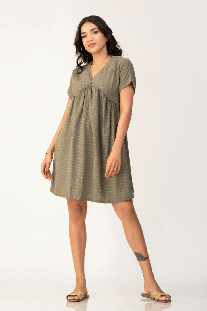 Bayleee Shaya Green Mini Dress