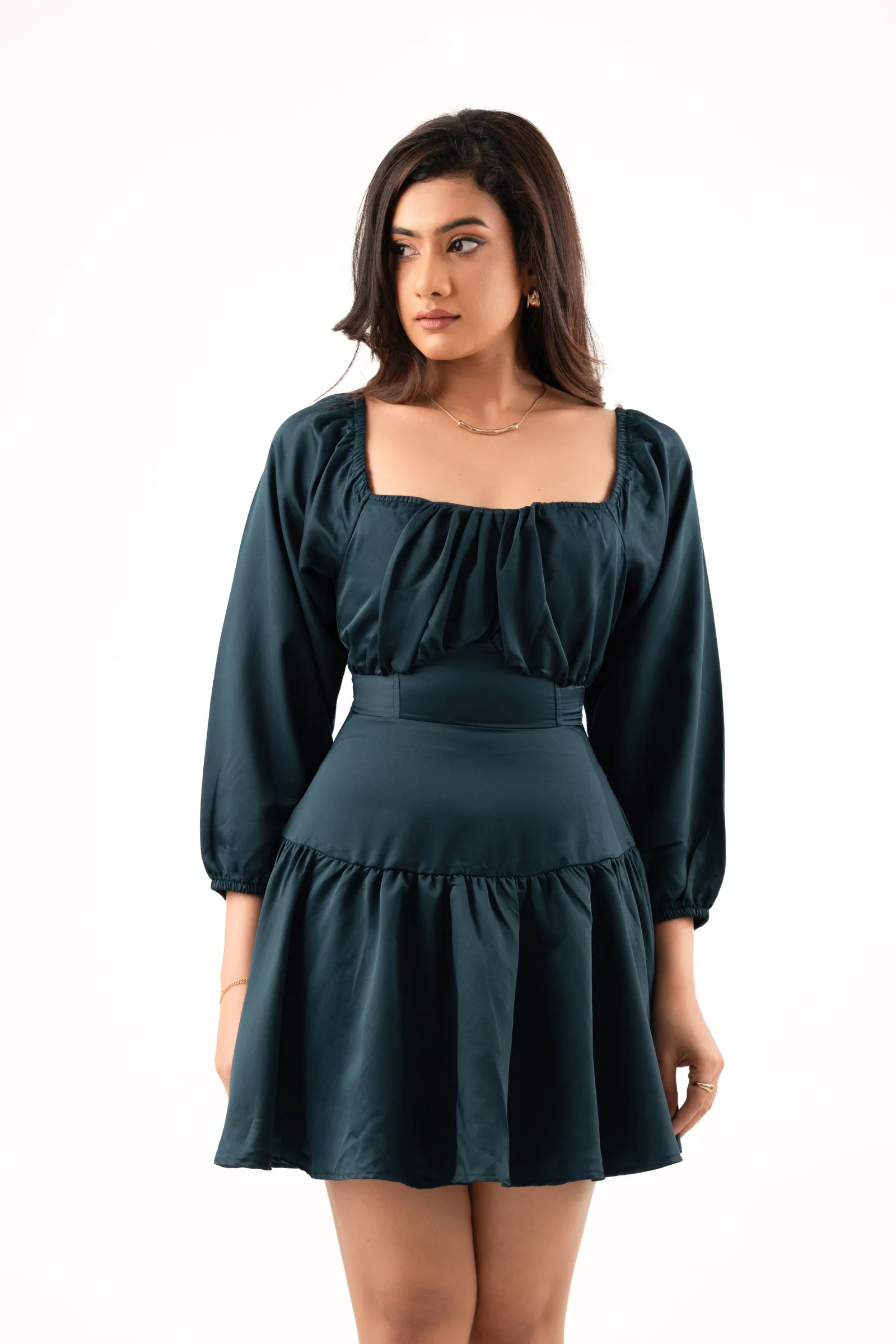 Bayleee Riva Long Sleeve Mini Dress