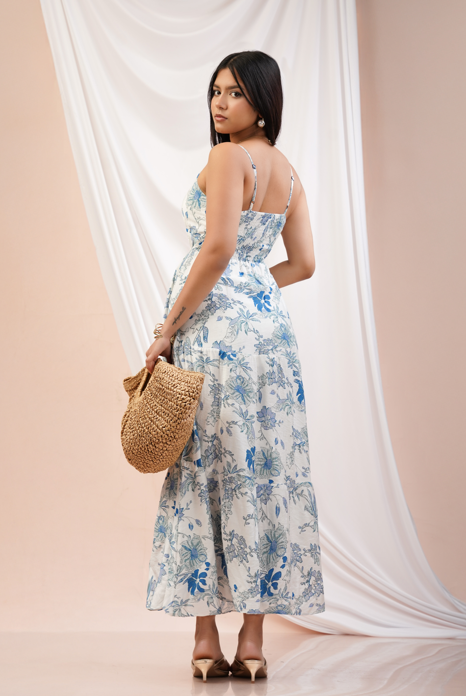 BAYLEEE JAEE PRINTED MAXI DRESS