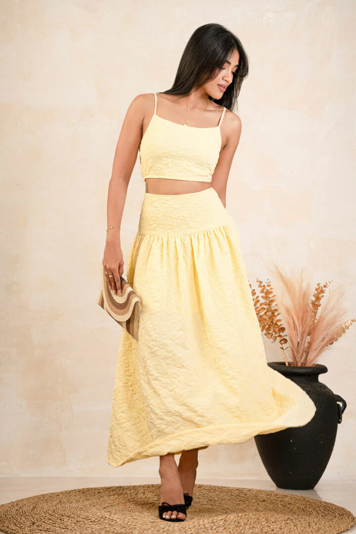 BAYLEEE RISELLE YELLOW TOP