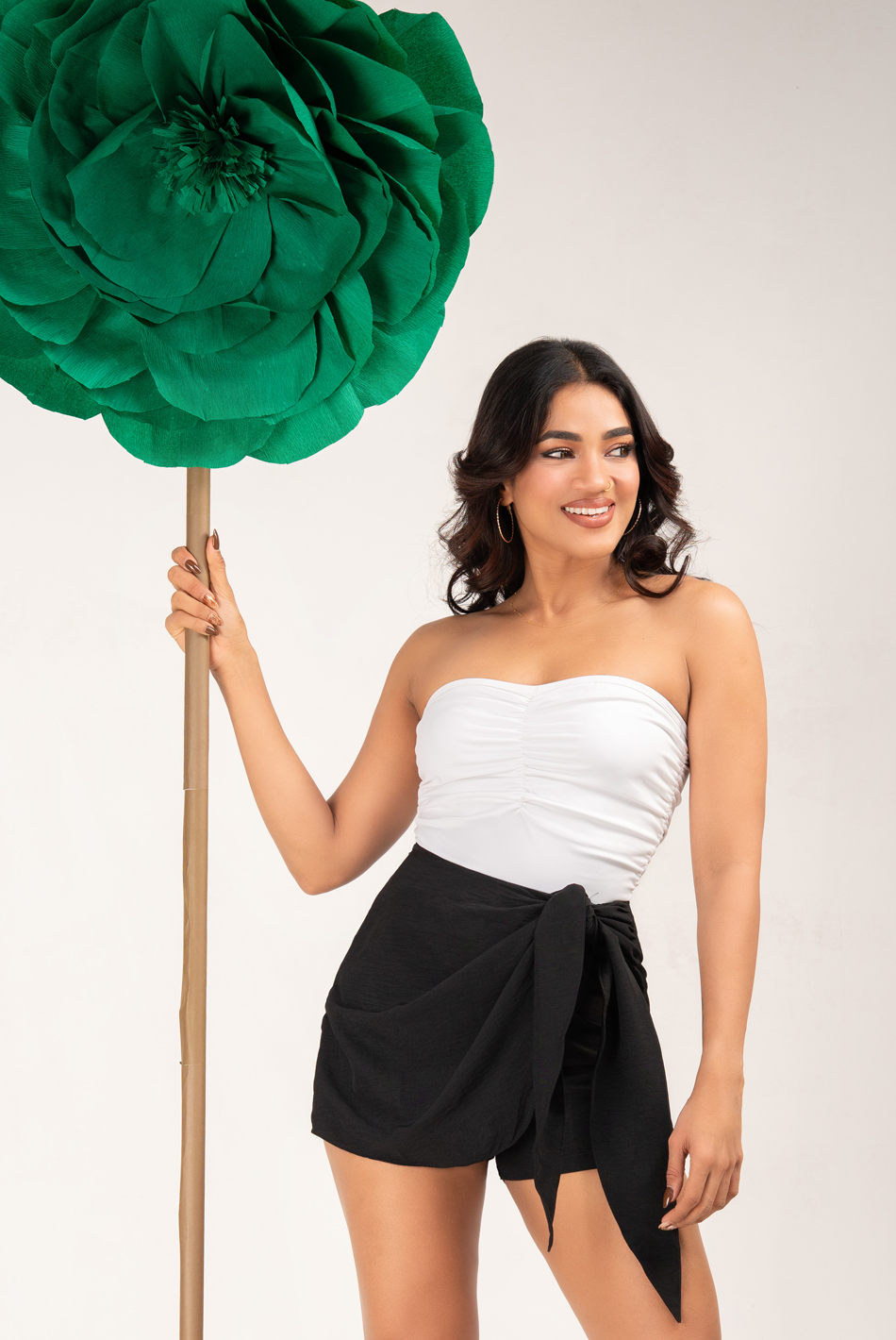 BAYLEEE MAYLEA FRONT GATHERED TUBE TOP