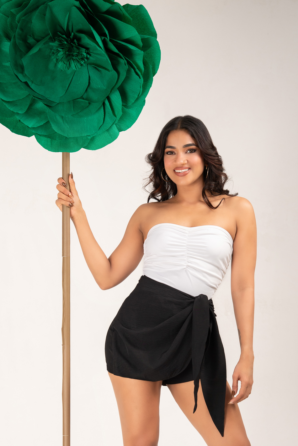 BAYLEEE MAYLEA FRONT GATHERED TUBE TOP