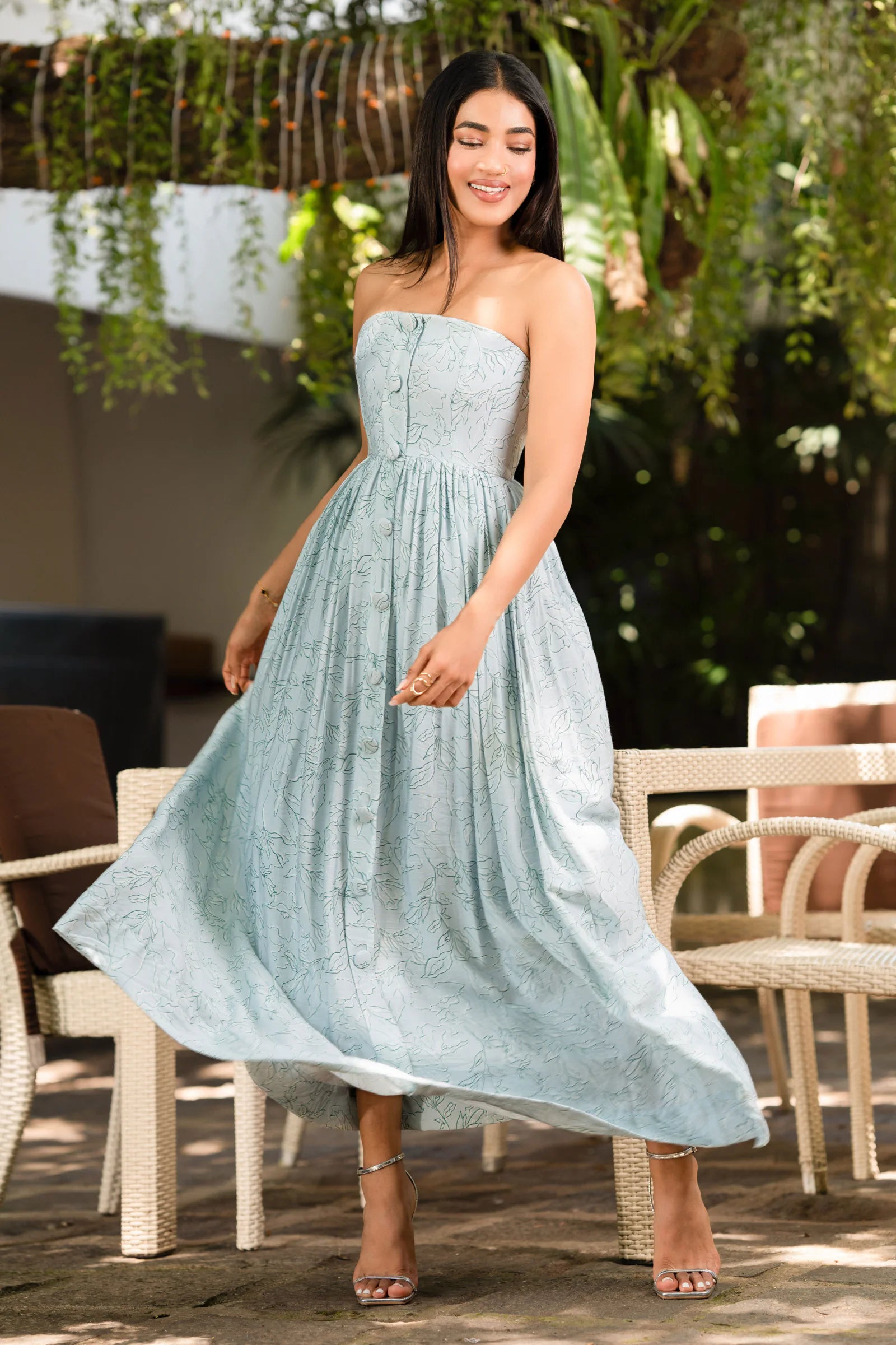 Bayleee Sundae Corset Maxi Dress