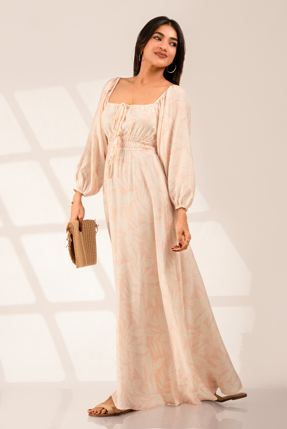 BAYLEEE ORTAL LONG SLEEVE MAXI DRESS