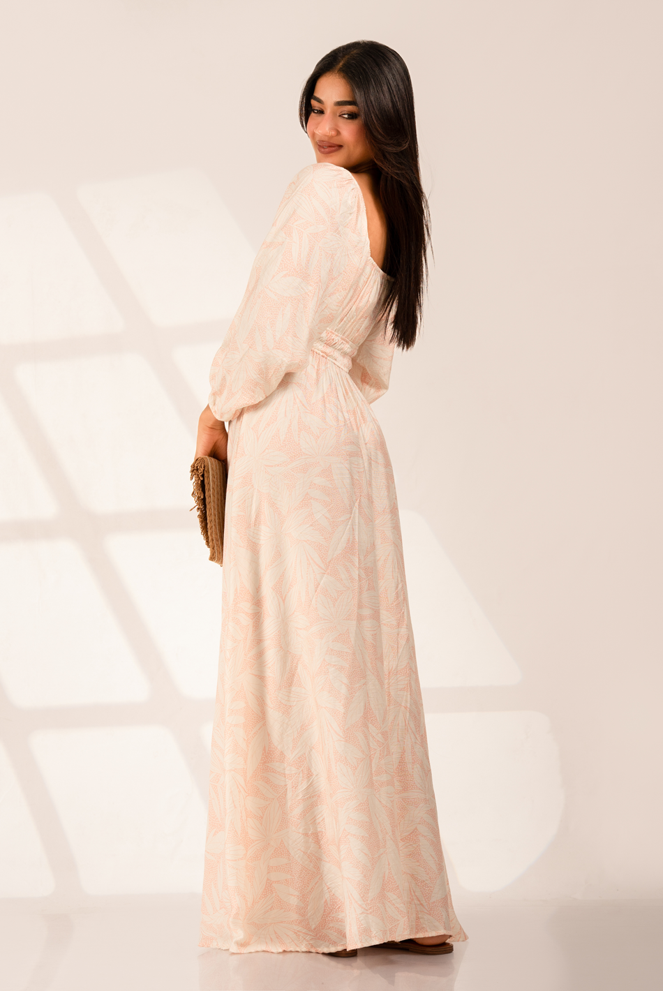 BAYLEEE ORTAL LONG SLEEVE MAXI DRESS
