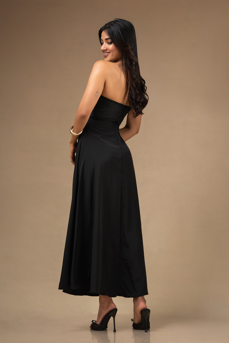 BAYLEEE CASTIEL BLACK MAXI DRESS