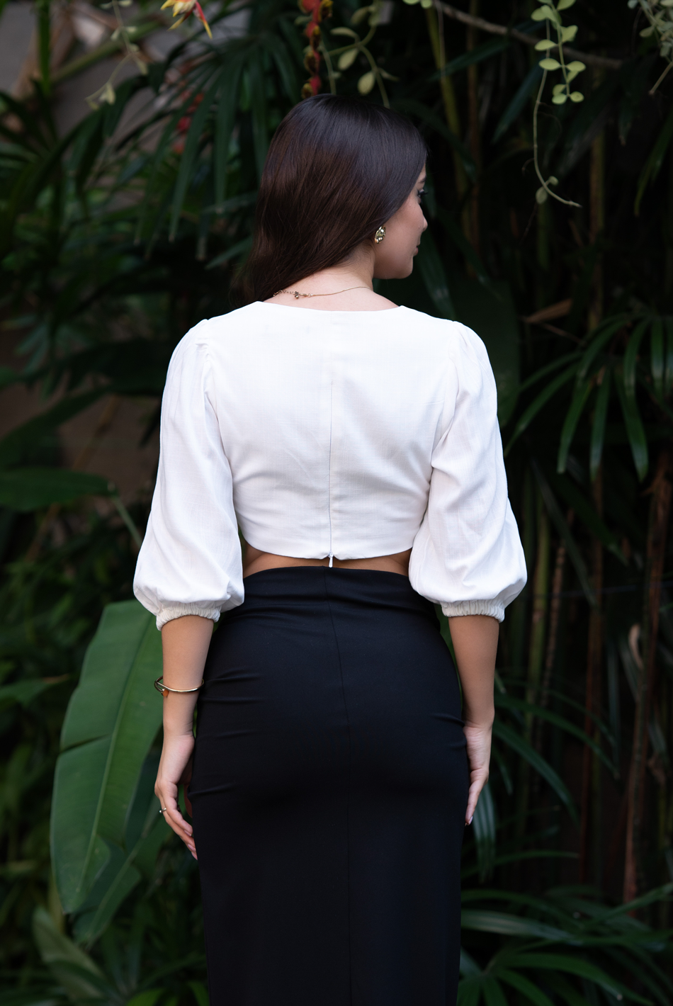 BAYLEEE MAYARI WHITE CROP TOP