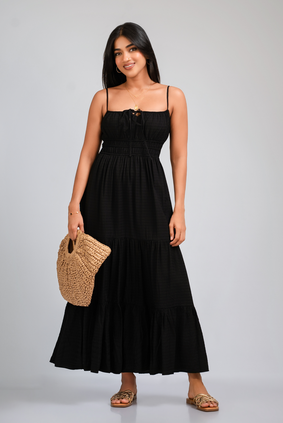 BAYLEEE CLOD BLACK MAXI DRESS