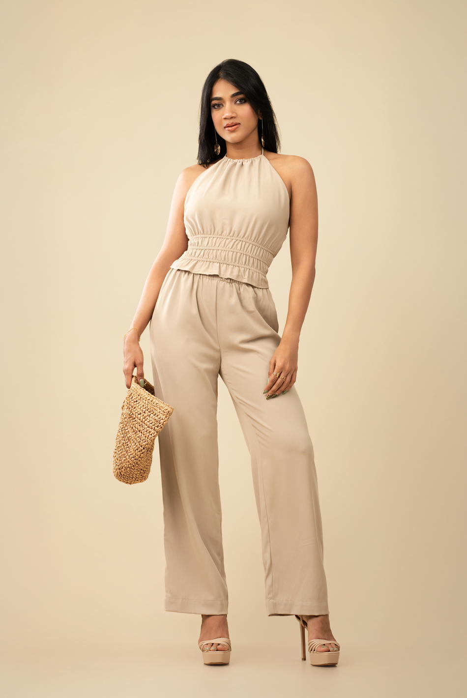 BAYLEEE MAVIS OLIVE GREEN PANT