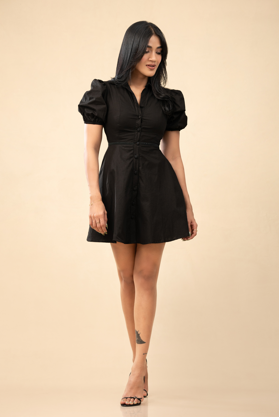 BAYLEEE ORLA BLACK MINI DRESS