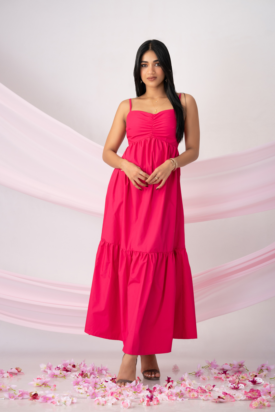 BAYLEEE TALISSA PINK MAXI DRESS