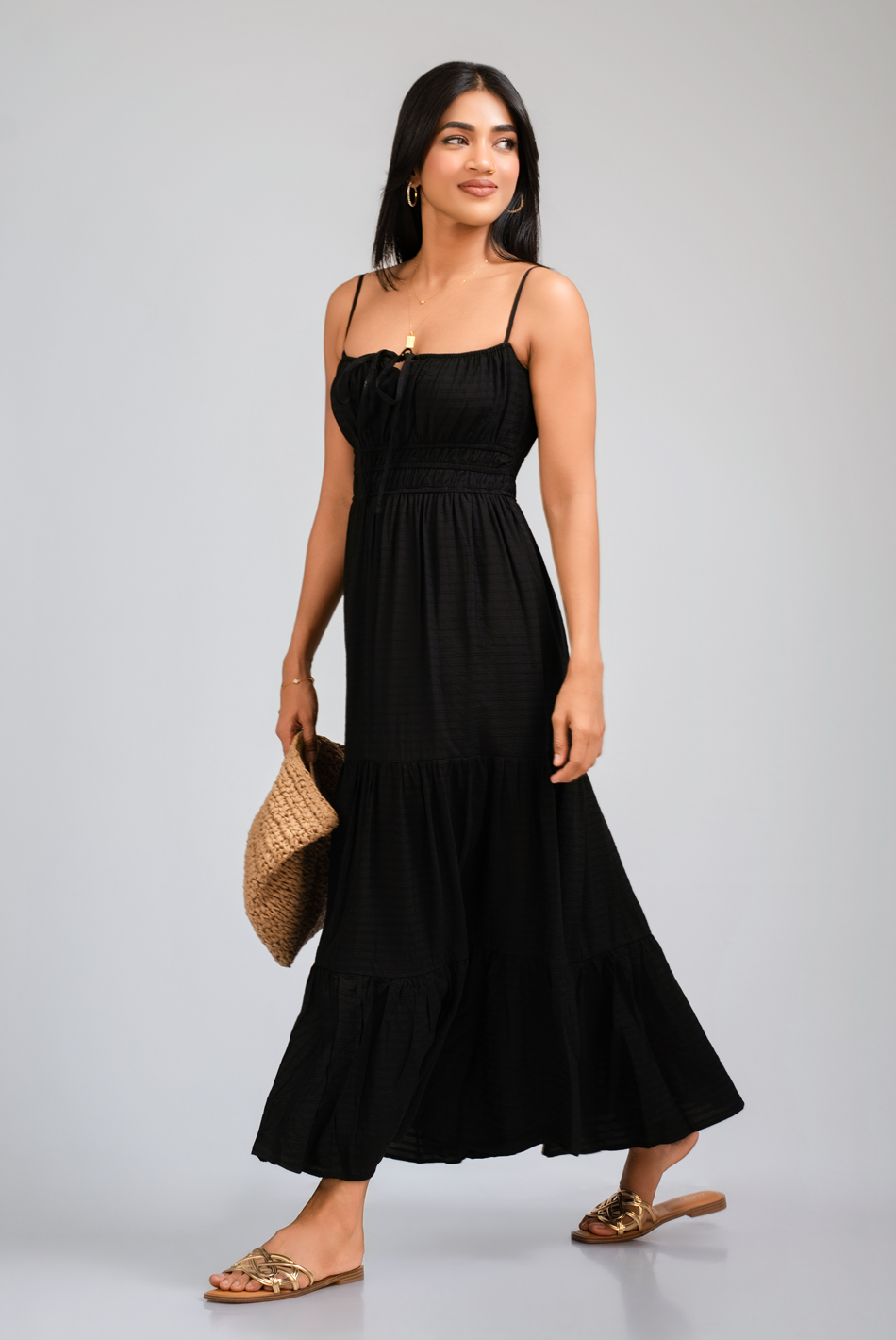 BAYLEEE CLOD BLACK MAXI DRESS