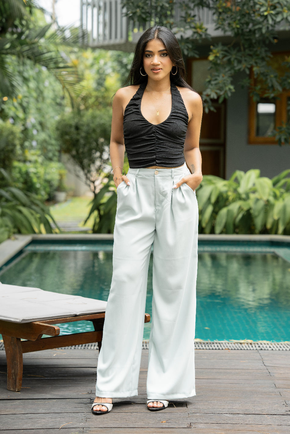 BAYLEEE AVENZA LIGHT BLUE PANT