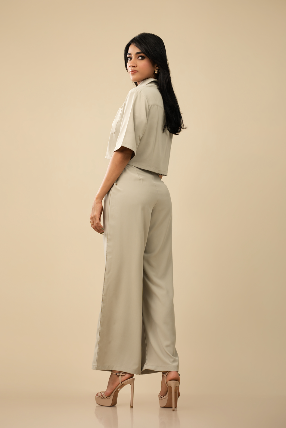 BAYLEEE FILOMINA OLIVE GREEN PANT