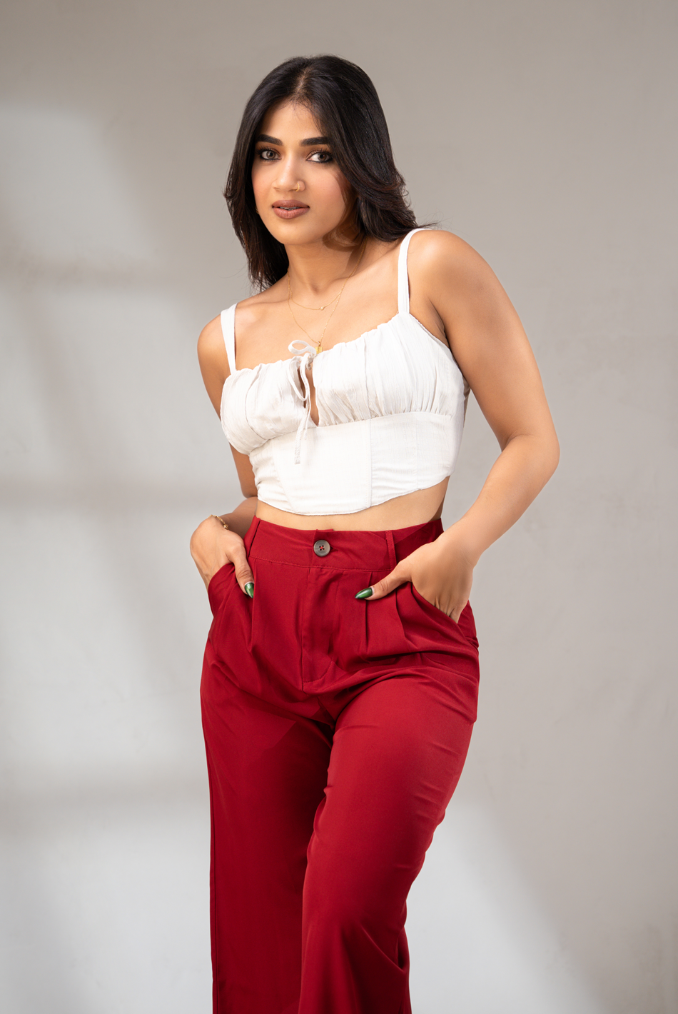 BAYLEEE NEVAN WHITE TOP