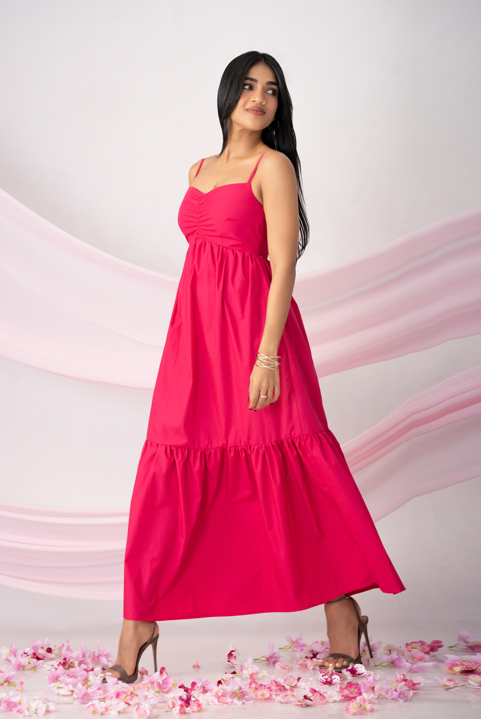 BAYLEEE TALISSA PINK MAXI DRESS