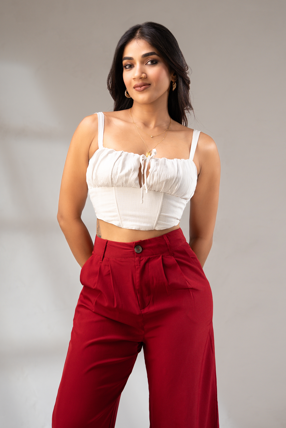 BAYLEEE NEVAN WHITE TOP