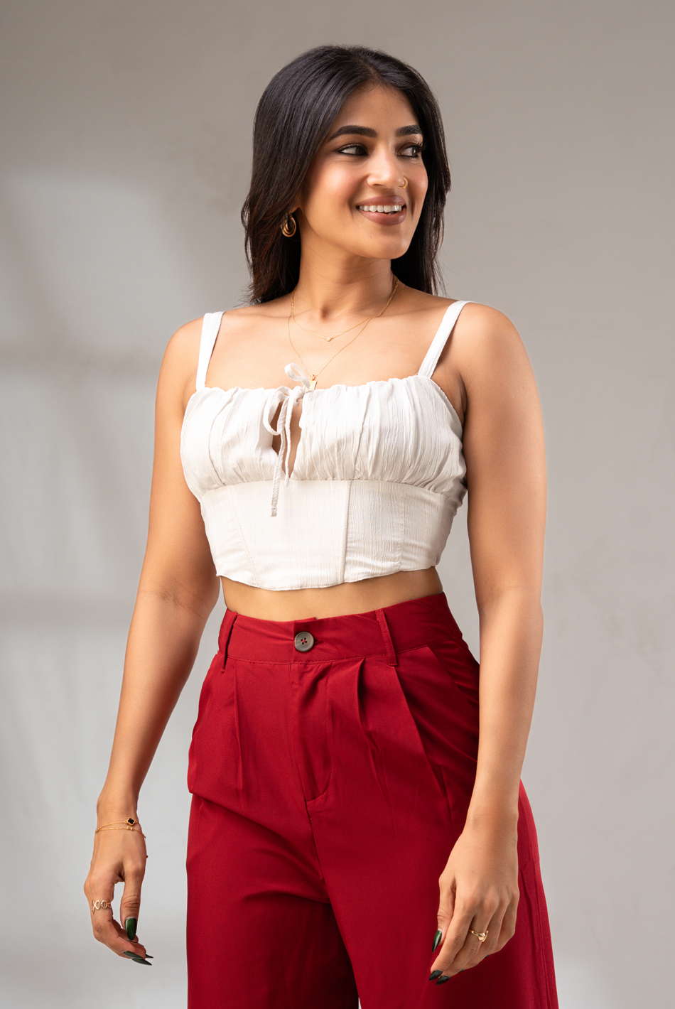 BAYLEEE NEVAN WHITE TOP