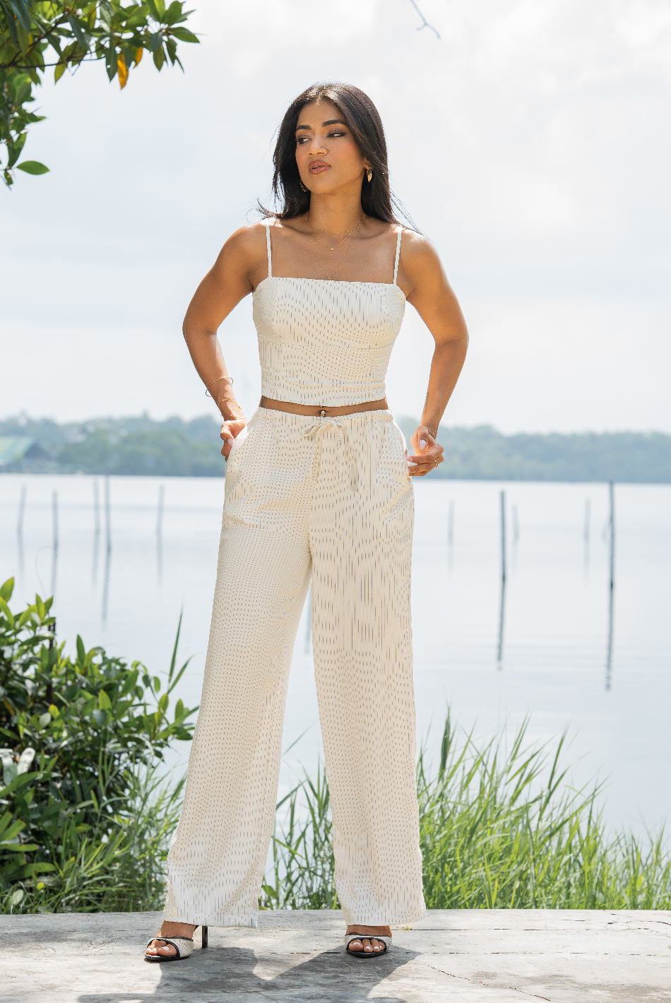 BAYLEEE AMOURA STRIPE PANT