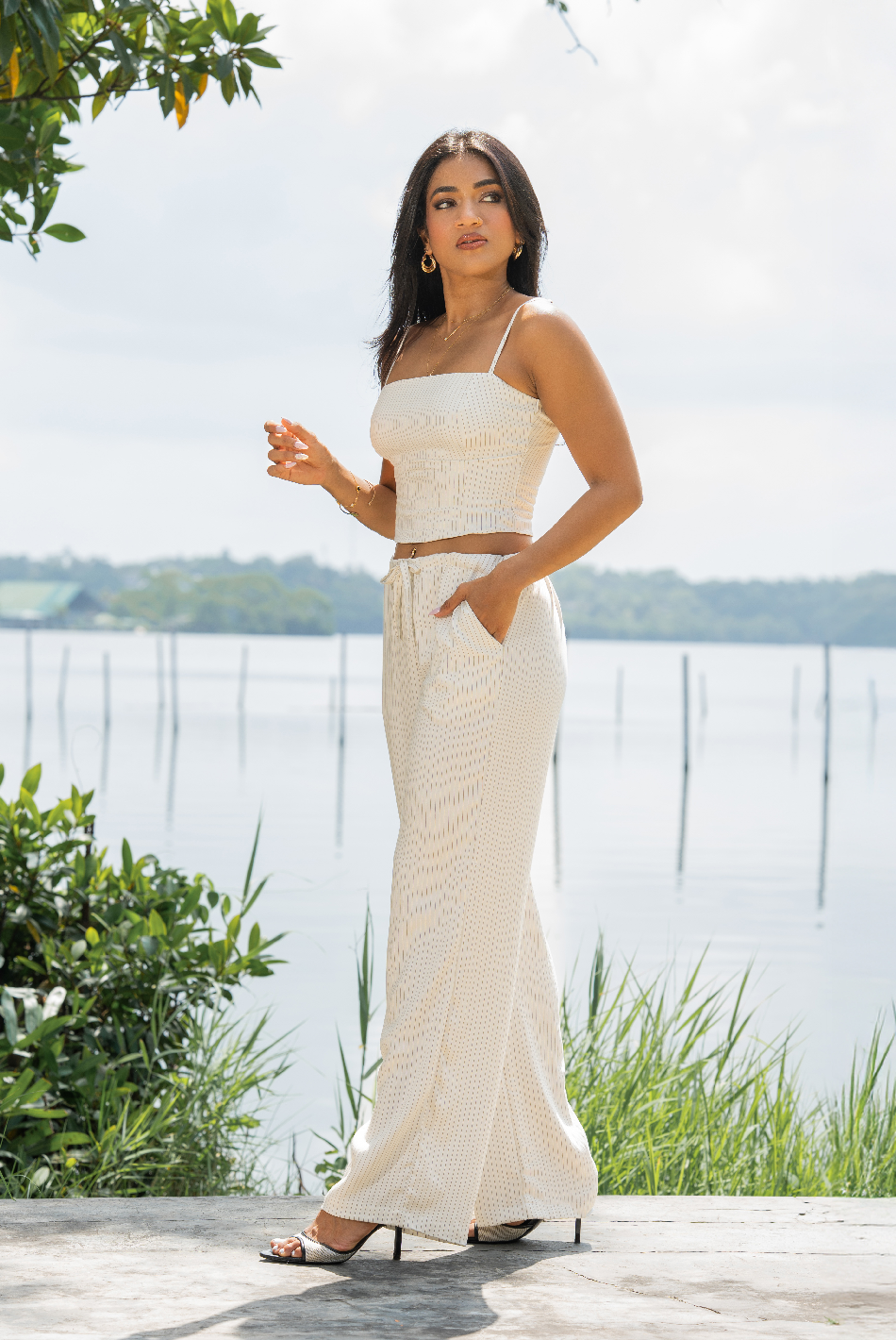 BAYLEEE AMOURA STRIPE PANT