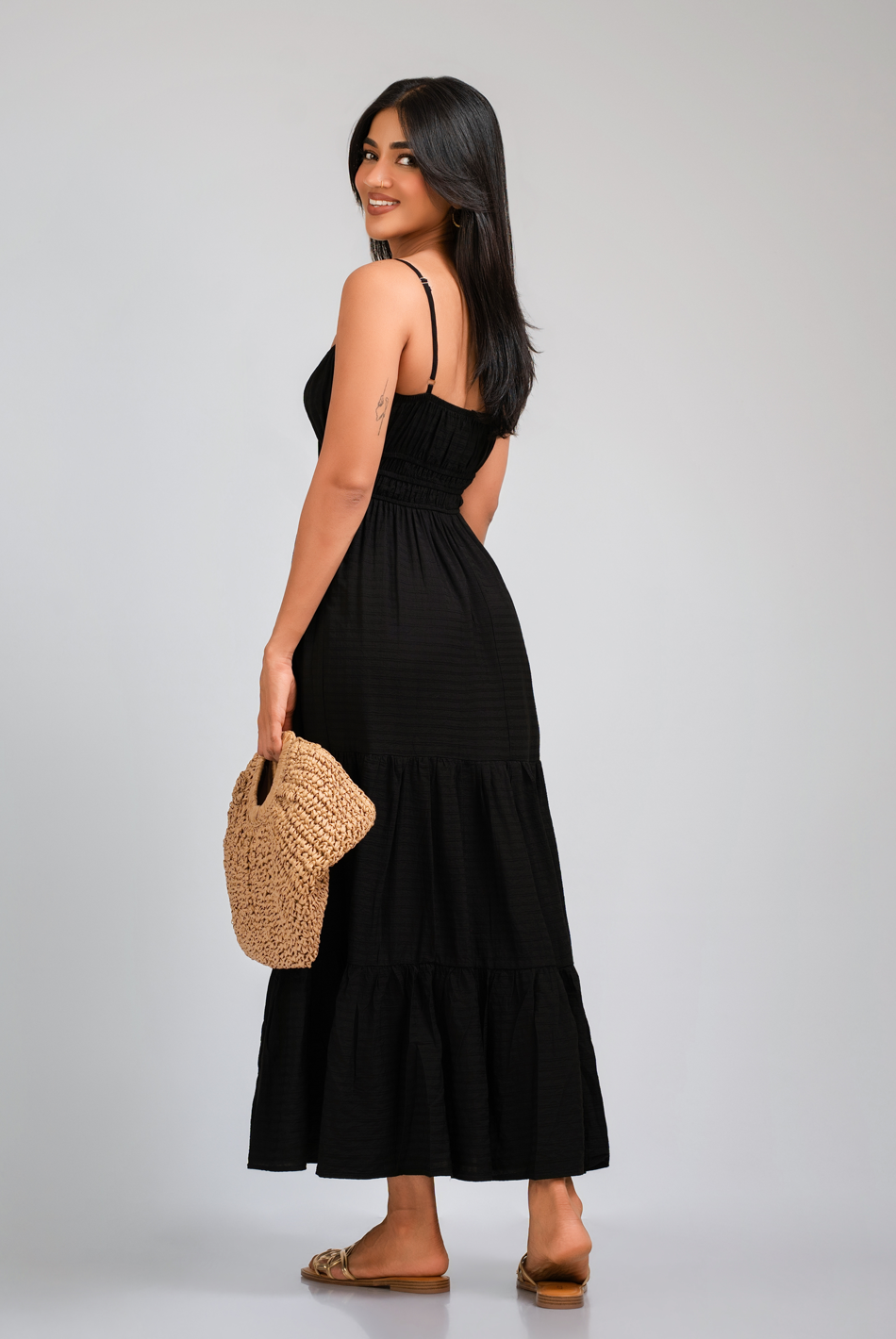 BAYLEEE CLOD BLACK MAXI DRESS
