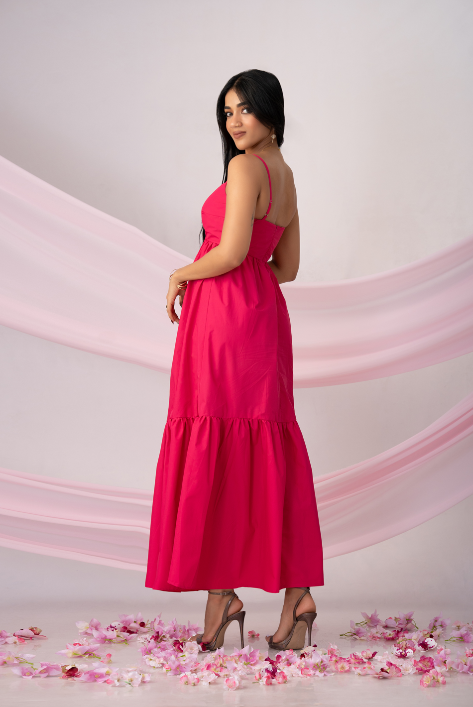 BAYLEEE TALISSA PINK MAXI DRESS