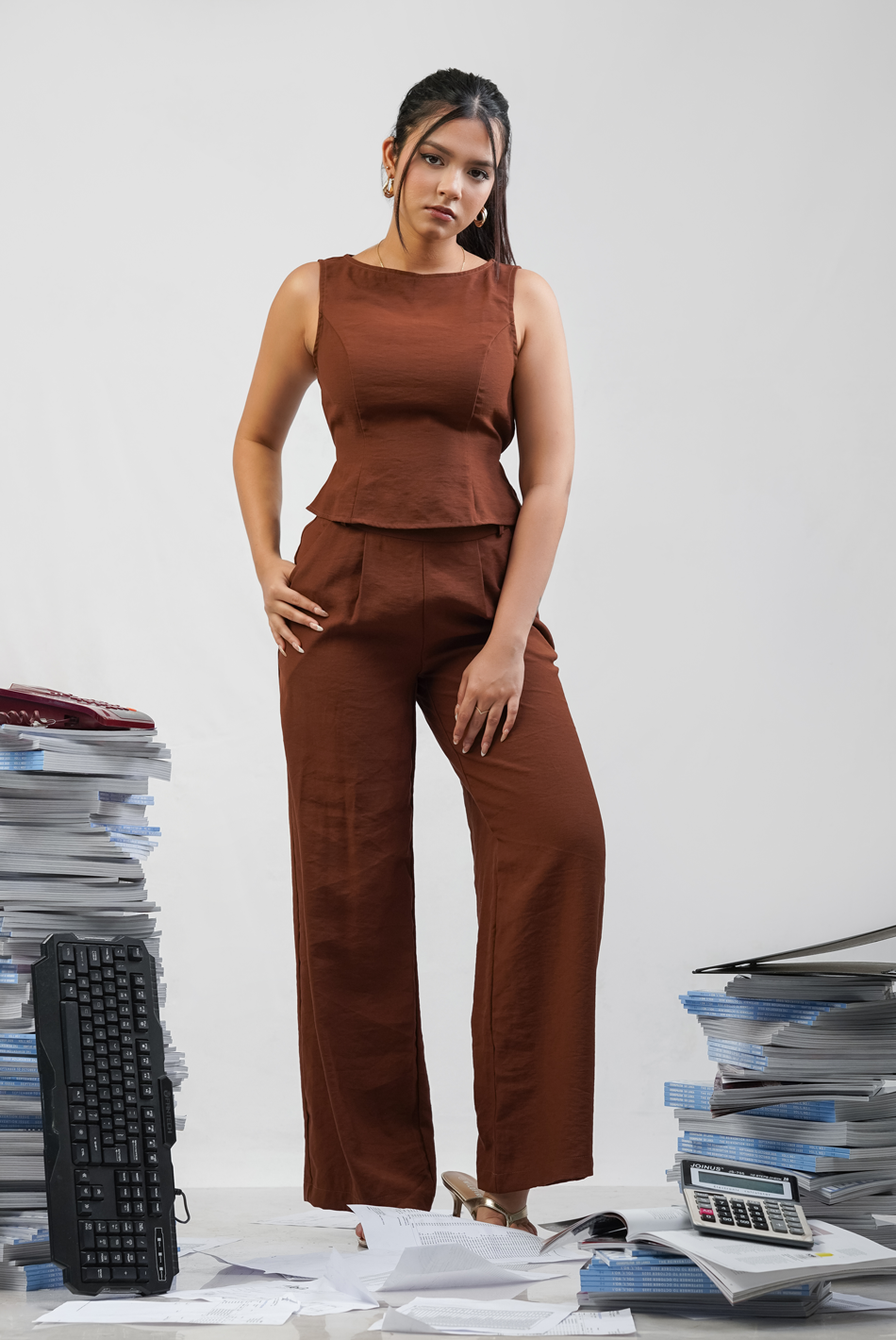 BAYLEEE RIKO WIDE LEG PANT