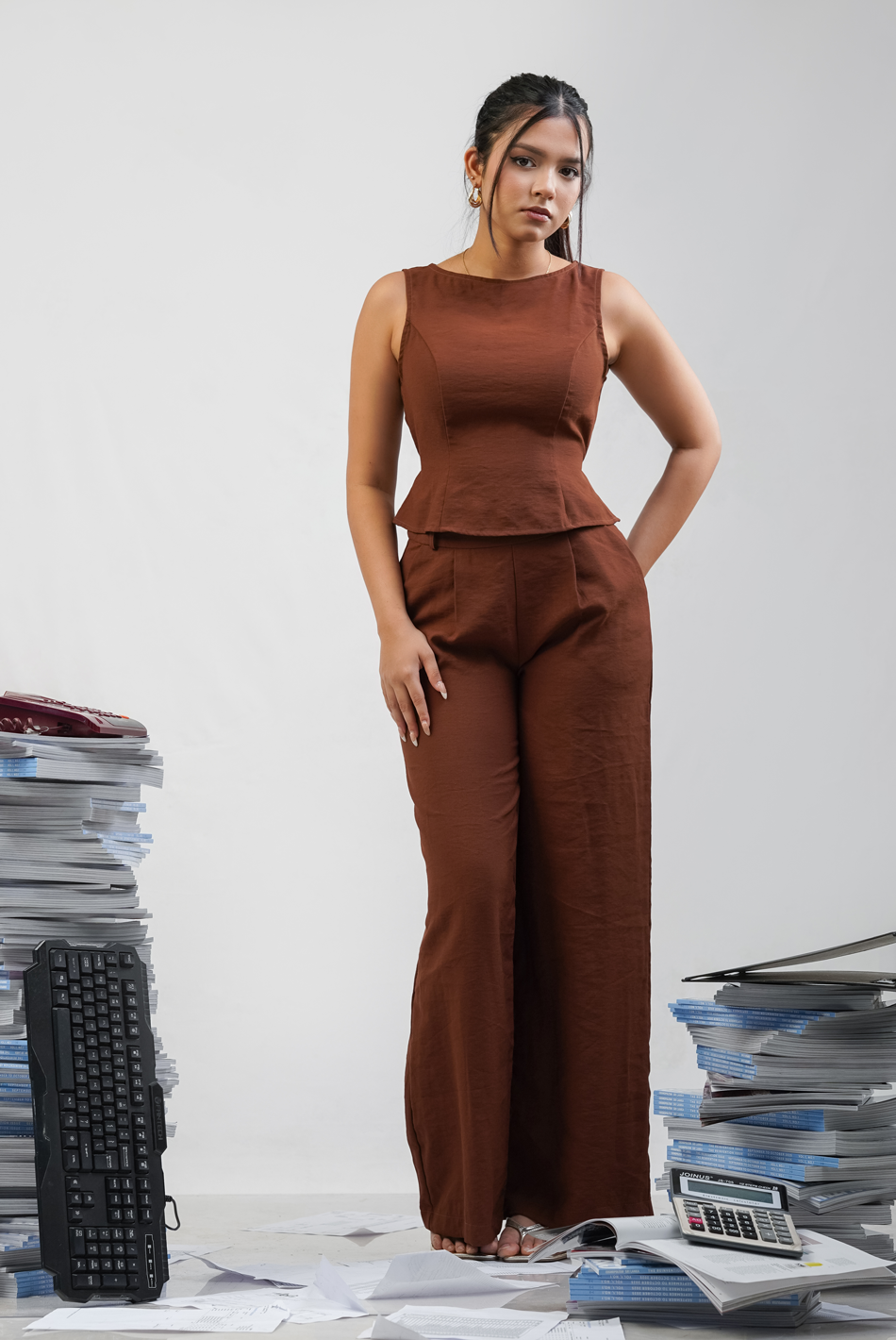 BAYLEEE RIKO WIDE LEG PANT