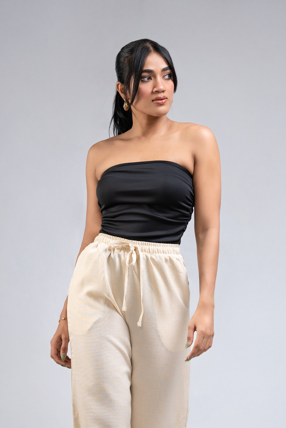 BAYLEEE JOLENE BLACK TUBE TOP