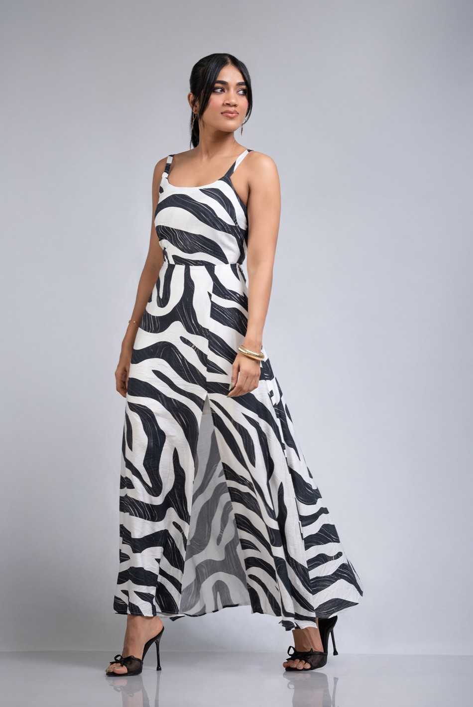 BAYLEEE AVIVA PRINTED MAXI DRESS