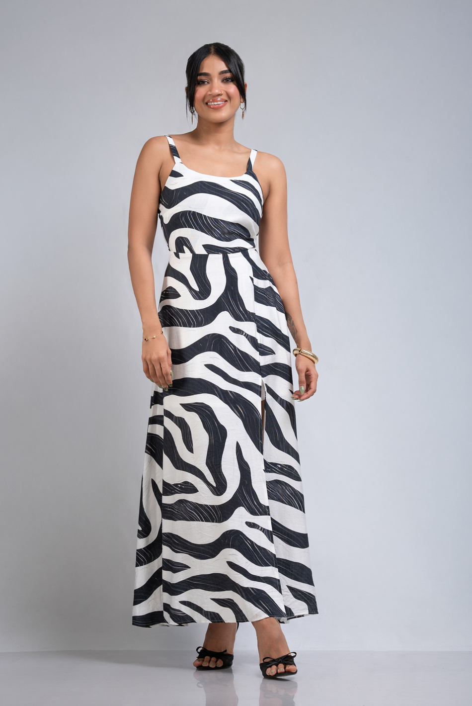 BAYLEEE AVIVA PRINTED MAXI DRESS
