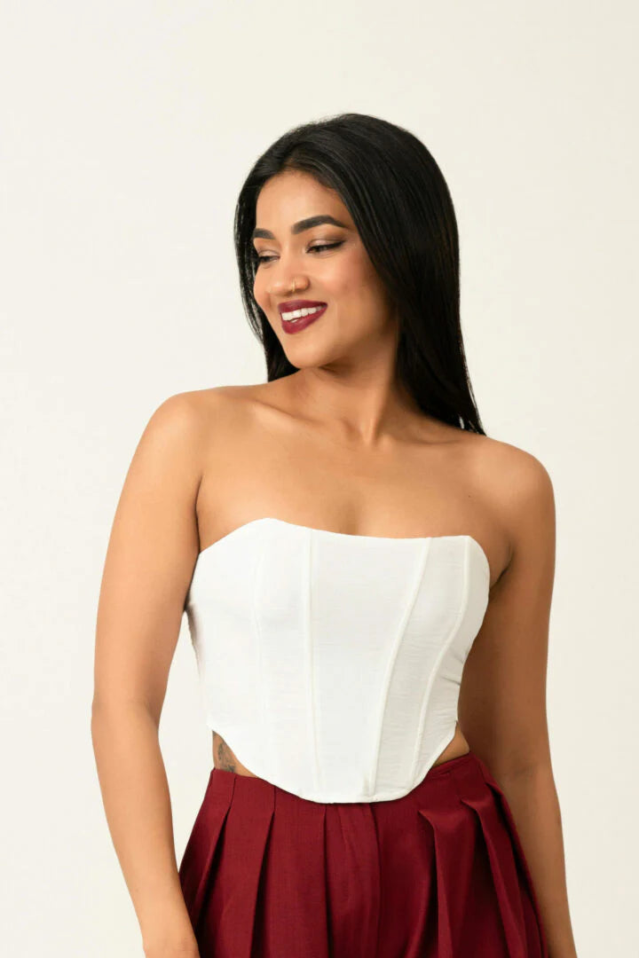 Bayleee Koa Corset Tube Top