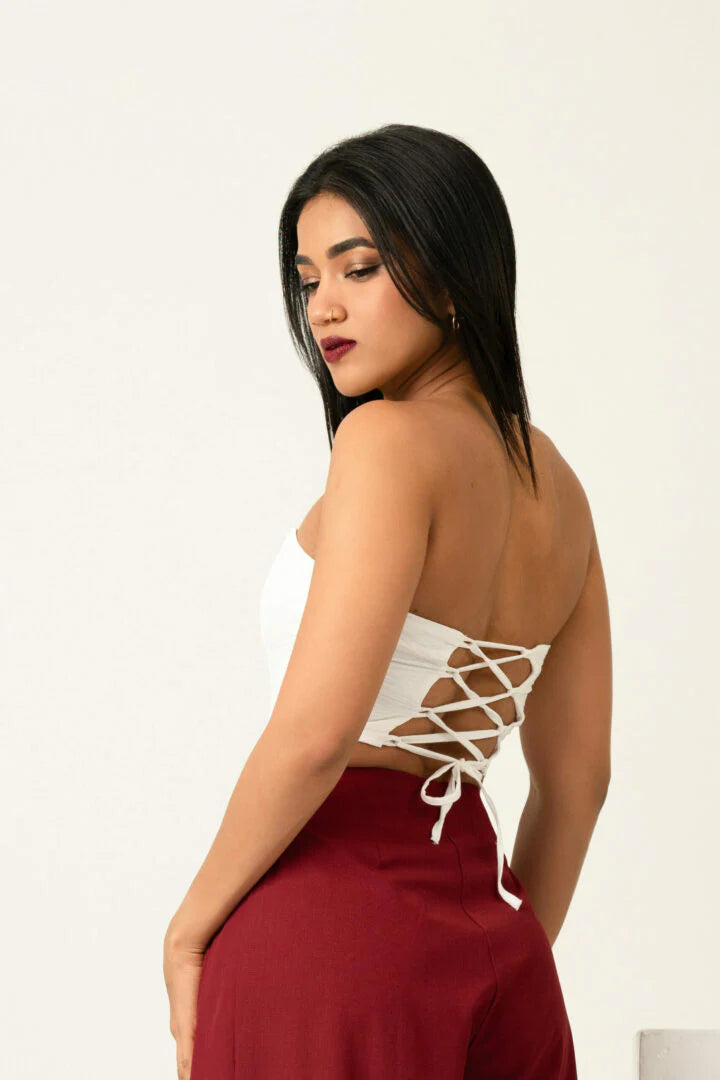 Bayleee Koa Corset Tube Top