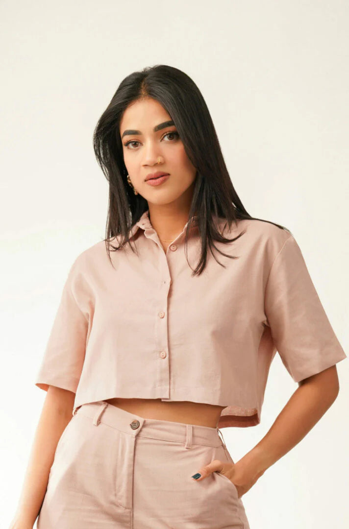 Bayleee Lorrin Crop Shirt