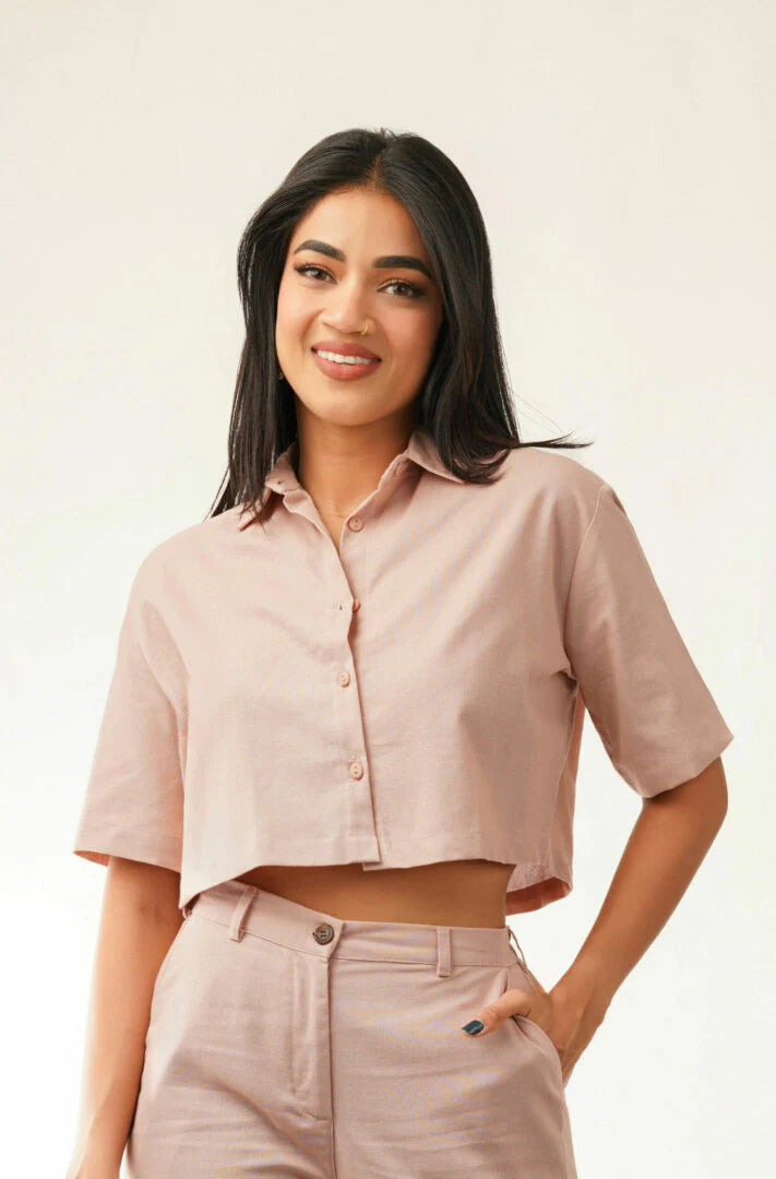 Bayleee Lorrin Crop Shirt