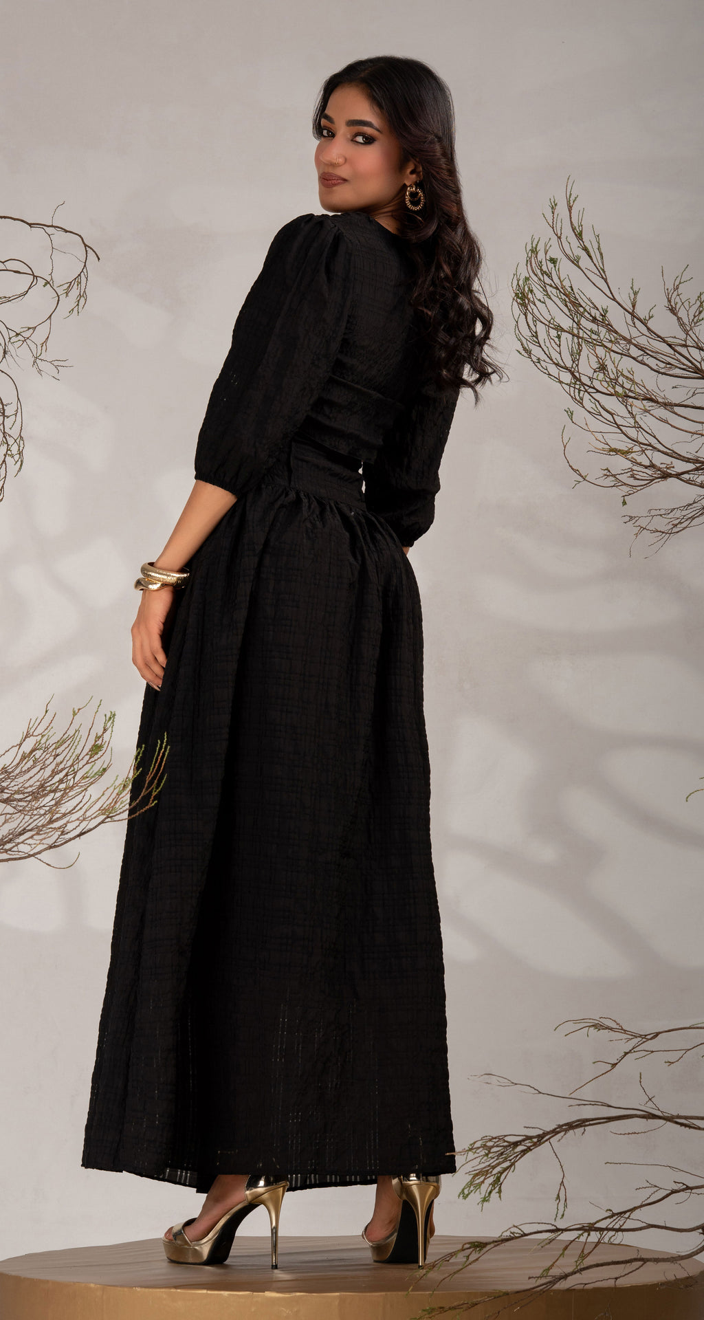 BAYLEEE ZUHA HIGH WAISTED MAXI SKIRT