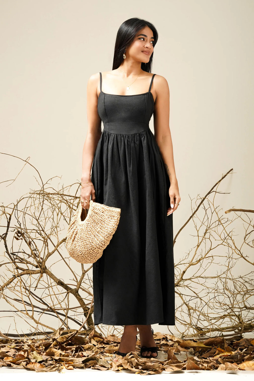Bayleee Viola Black Maxi Dress