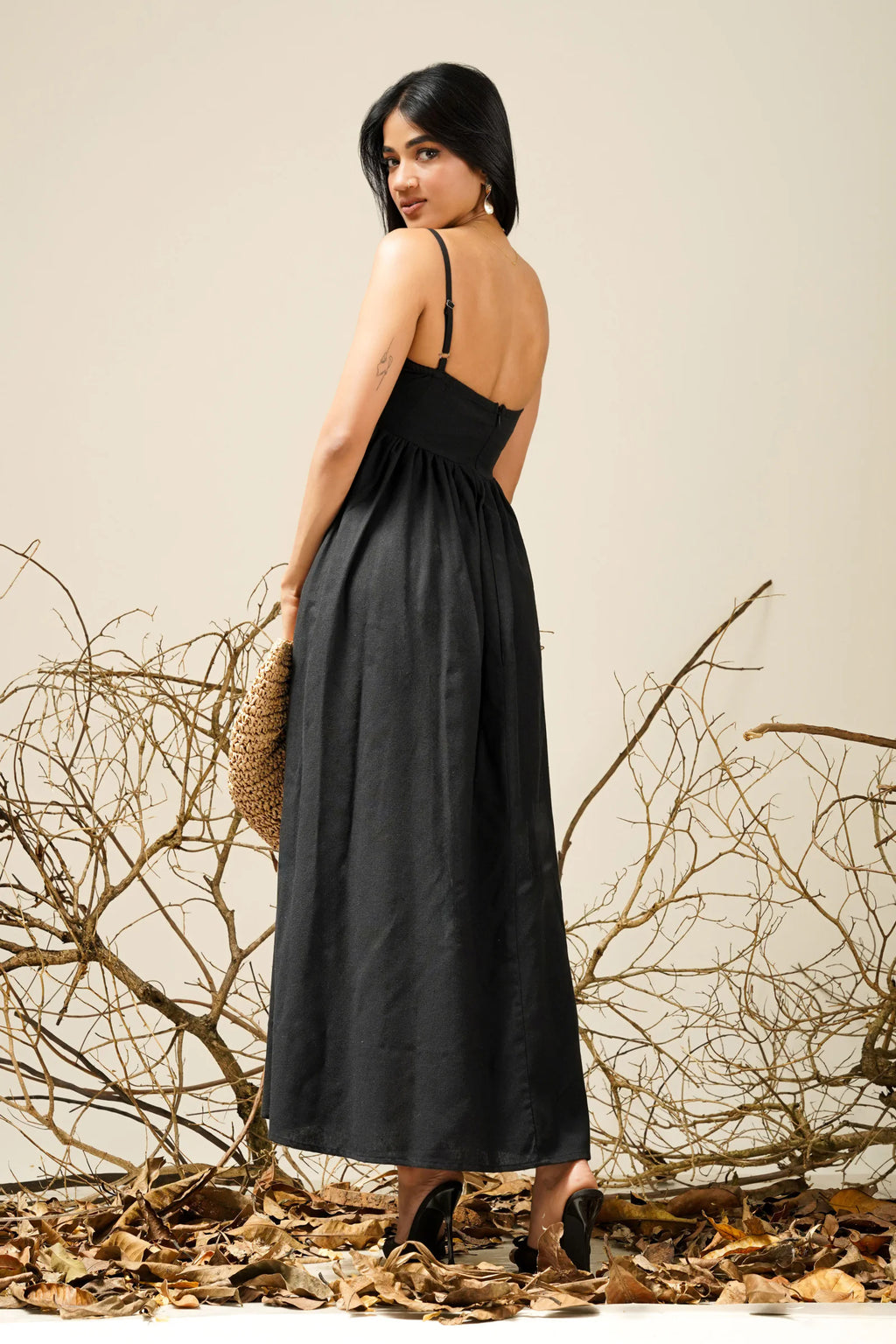 Bayleee Viola Black Maxi Dress