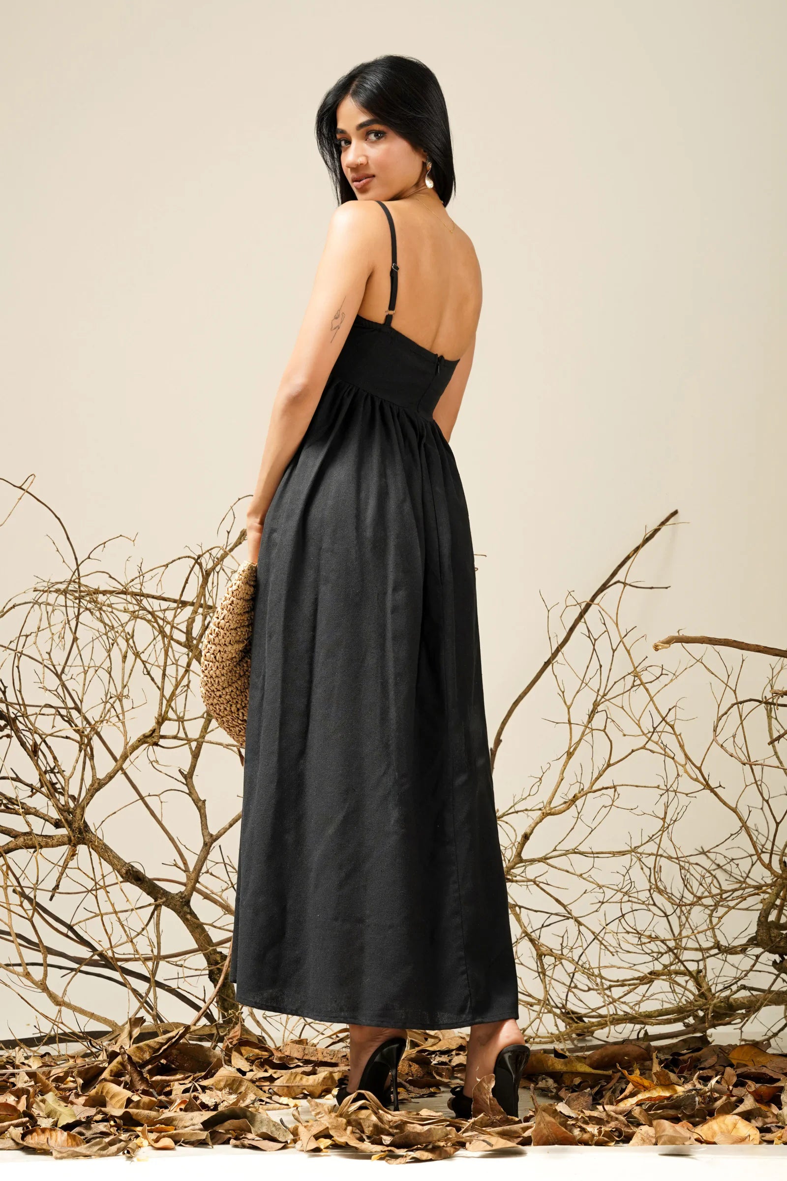 Bayleee Viola Black Maxi Dress